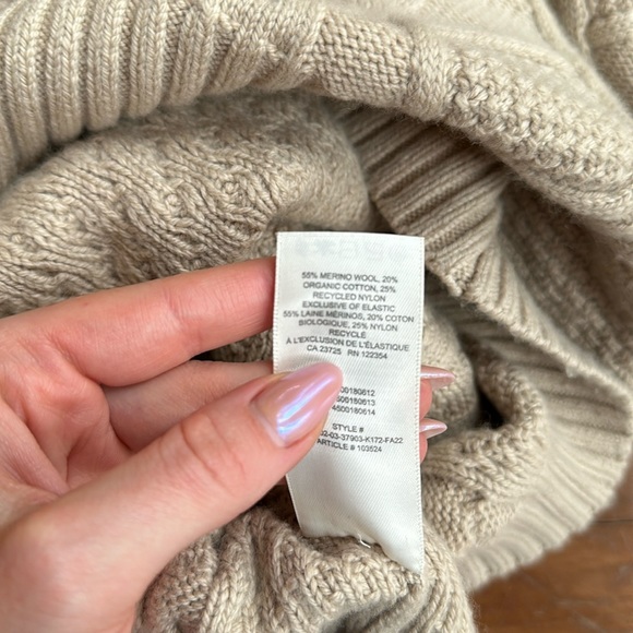 BNWOT Sunday Best Peggy cropped sweater - merino wool - Picture 4 of 4